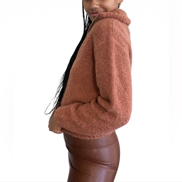 WILFRED Marilyn Sweater Alpaca Orange Wool Artitzia - Picture 3 of 11